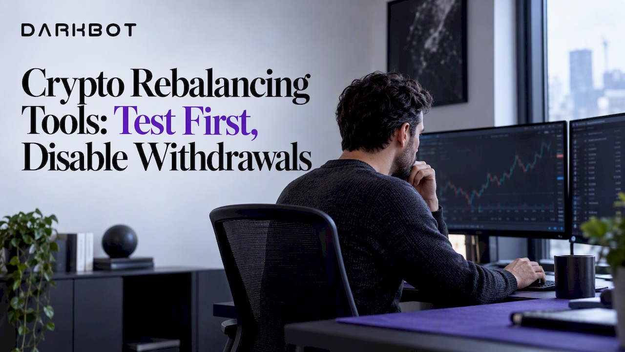 Crypto Rebalancing Tools: Test First, Disable Withdrawals
