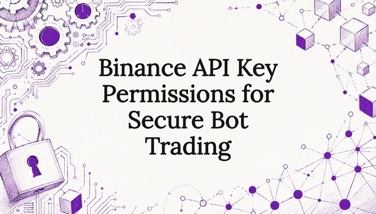 Decorative title card illustration of trading and security