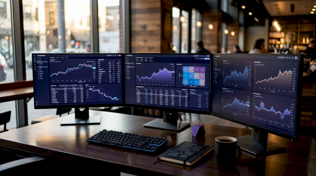 Advanced crypto trader desktop setup
