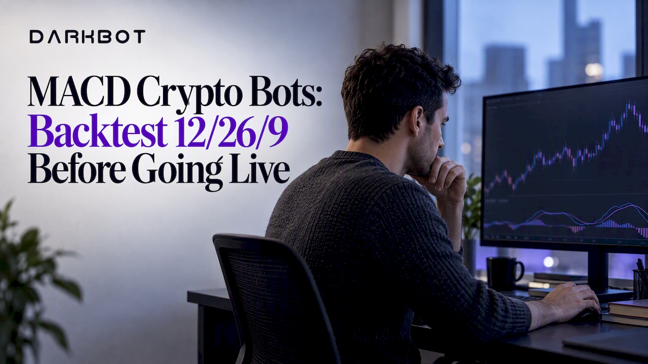 MACD Crypto Bots: Backtest 12/26/9 Before Going Live