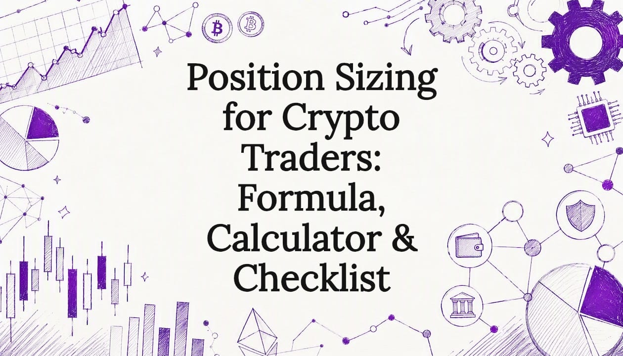 Position Sizing for Crypto Traders: Formula, Calculator & Checklist