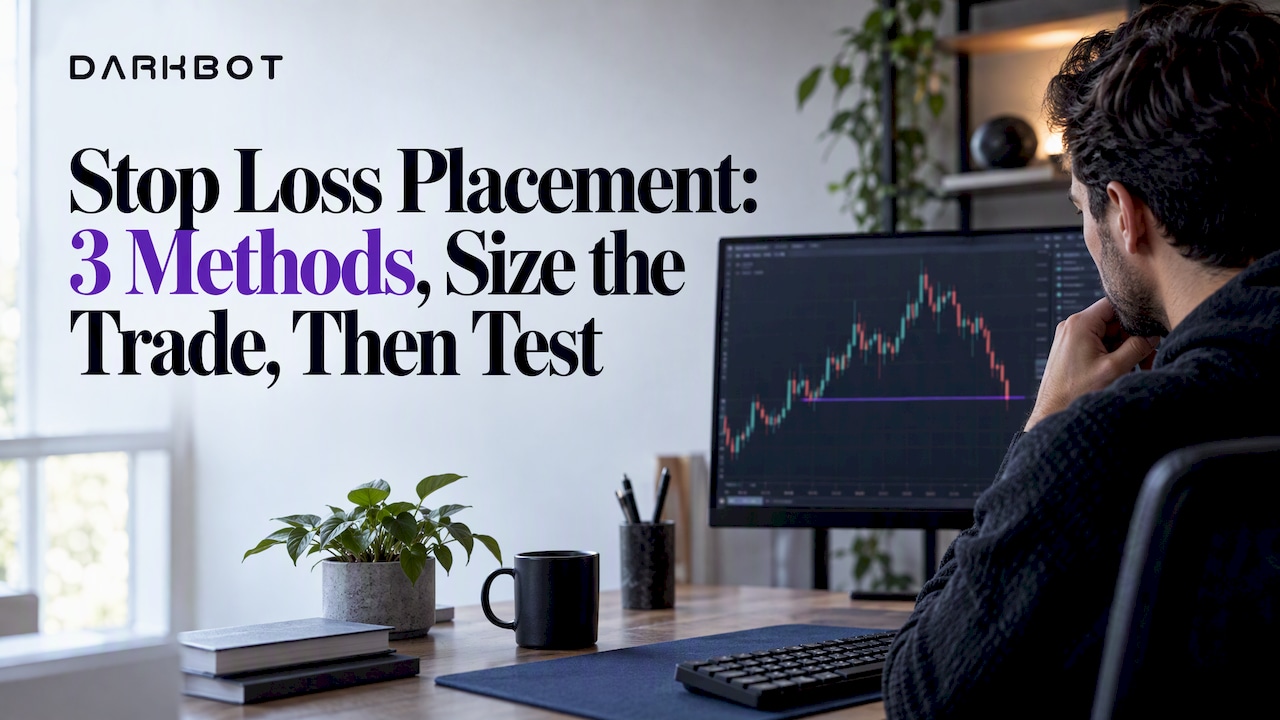Stop Loss Placement: 3 Methods, Size the Trade, Then Test