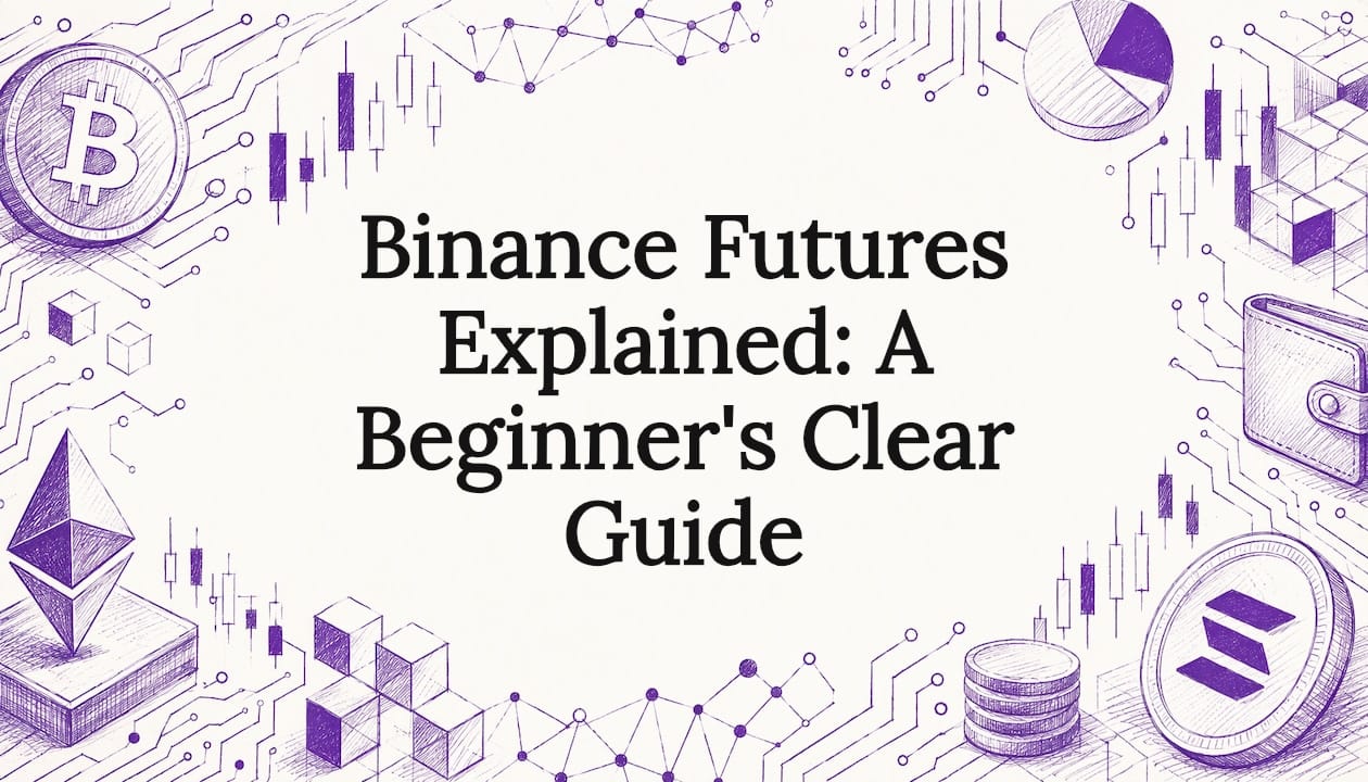 Decorative title card illustration for Binance Futures article